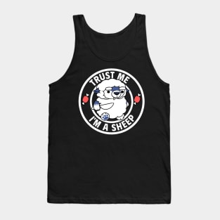 Trust me i'm a sheep Tank Top